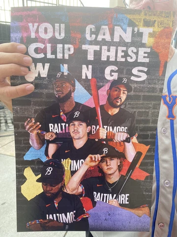 Baltimore Orioles City Connect Poster SGA 2023 Cover