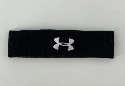 Under Armour обруч для волос взрослый один размер черный белый логотип быстрая бесплатная доставка - Изображение 1 из 4