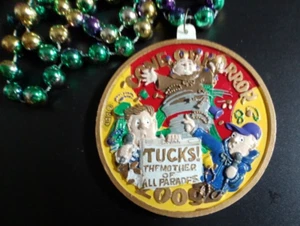 Mardi Gras New Orleans Tucks Parade Throw "Cone of Horror" 2009 Special Ceramic - Picture 1 of 11