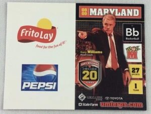 CBK Maryland Terps 2008-09 Men's UNFOLDED Basketball Schedule-Gary Williams - Picture 1 of 1