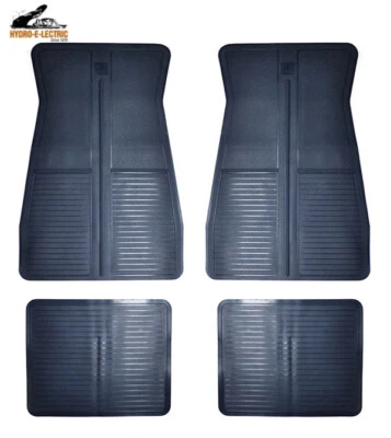 NEW 1978-1988 Oldsmobile Cutlass Calais, Ciera & Cruiser Floor Mat Set Dark Blue - Image 1 of 3