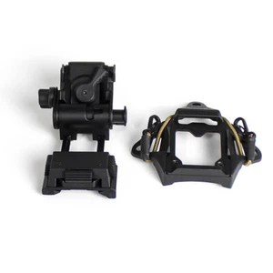Metal L4 G24 NVG Helmet Mount With 3 Hole CNC Skeleton Shroud NVG Mount Adapter - Picture 1 of 26