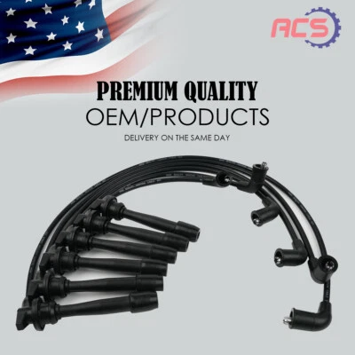 6X Cable de bujía de alto rendimiento para Ford Taurus Mercury Sable 3,0 L 671-6090 Foto 1 de 4