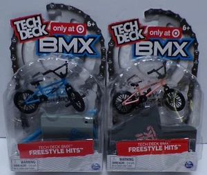 Lot of 2 Tech Deck BMX Freestyle Hits 1- Cult Pink 1-Sunday Blue - Picture 1 of 2