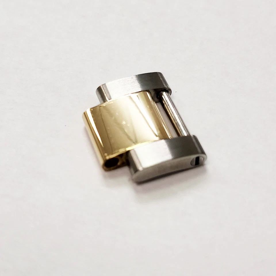 Original Genuine ROLEX Submariner Solid 18K Gold and Steel Oyster Link 15.5mm - Изображение 1 из 4