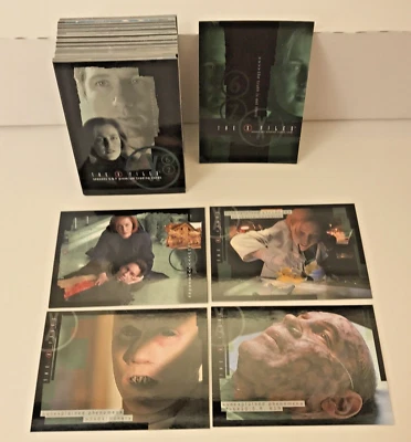 X-FILES SEASONS 6 & 7 Inkworks Complete Card Set GILLIAN ANDERSON w/ PROMO #X67i - Image 1 of 4
