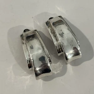 Simon Sebbag Sterling Silver 925 Puffy Earrings Marked SSD - Picture 1 of 5