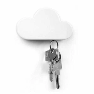 Colgador de Llaves en Forma de Nube Color Blanco - White Key Holder - Picture 1 of 24