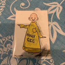 2023 Historic Autograph Gilded Age  1/1 Sketch The yellow Kid, Matt Cronk Auto