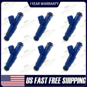 6Pcs Upgraded Bosc* EV6 Fuel injectors 0280150716 For 87-88 BMW 528e 325 2.7L  - Picture 1 of 7