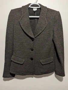 Armani Collezioni Fifth Avenue Womens Wool Blend Blazer Jacket Coat Size 6 Italy - Picture 1 of 8