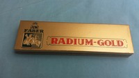 SCATOLA 12 MATITE COPIATIVE A.W. FABER RADIUM GOLD N. 8653 GERMANY ANNI '40/50 