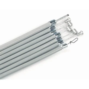 JUEGO DE CABLES INTERIORES Y EXTERIORES GRIS COMPLETO VESPA VBB 150 CLASSIC 1960 A 1967 - Imagen 1 de 2