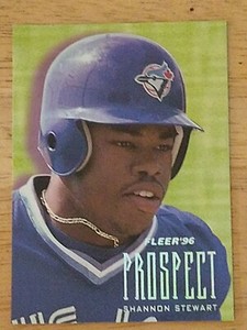 1996 Fleer Prospect #10 of 10 Shannon Stewart Toronto BLUE JAYS 