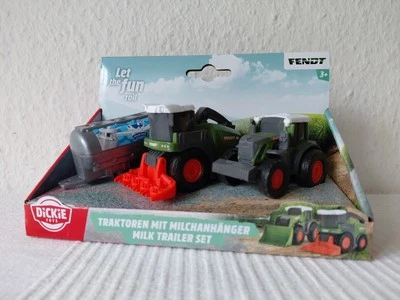 Dickie Toys, Traktoren mit Milchanhänger, Fendt, Neu und OVP  - Bild 1 von 4