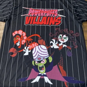 Powerpuffs Villians Short Sleeve T-shirt Jersey Size Large - Picture 1 of 6