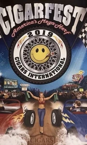 2019 Cigarfest “America’s Mega-Herf” Souvenir Poster New Cigars Large Covid Year - Picture 1 of 3