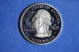 2000 S NEW HAMPSHIRE SILVER PROOF STATEHOOD WASHINGTON QUARTER #K57344 - Picture 1 of 2