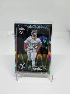 2024 Topps Chrome Update Series - Nasim Nunez #USC173 Wave Refractor - Image 1 of 2