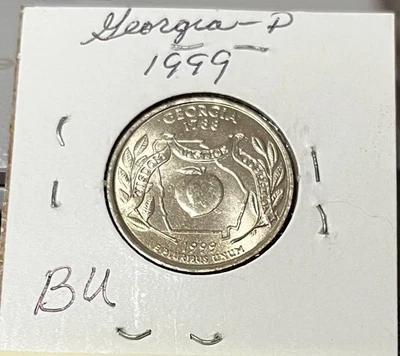 1999-P Georgia State Quarter (Brilliant, Uncirculated) - Image 1 of 2