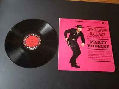 1959 VG++ COVER & VG+ LP Marty Robbins Gunfighter Ballads & Trail Songs 8158LP33 - Image 1 of 2