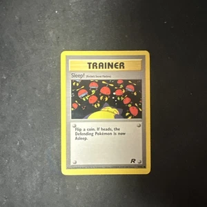 SLEEP! - 79/82 - Team Rocket Set - Trainer Card - Pokémon 2000  D20 - Picture 1 of 2