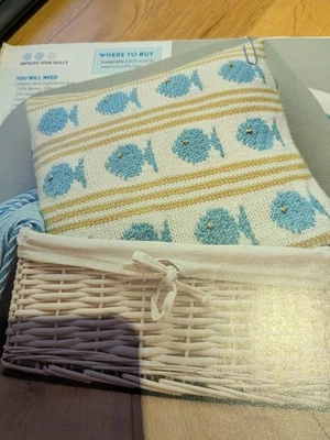 Fish Cushion Knitting Pattern. - Image 1 of 2
