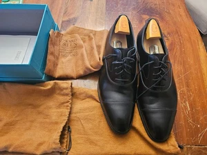 Edward Green Chelsea 82 black size 10.5/11C men's dress shoe - Picture 1 of 14