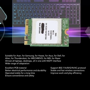 Ngff Wifi Karte 2 4G 5G Dual Band M.2 Netzwerk Modul Karte 1200Mbps Gigabit KUI - Photo 1/23