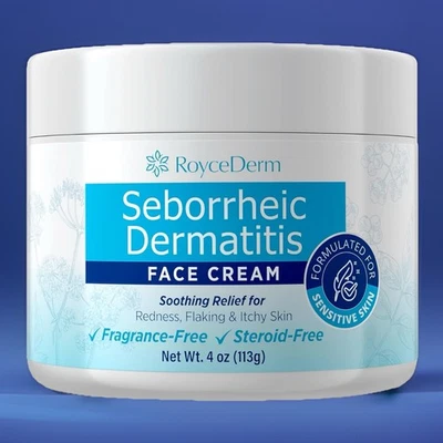 Seborrheic Dermatitis Cream Scalp Treatment for Itching Hairline Face Psoriasis - Image 1 of 4