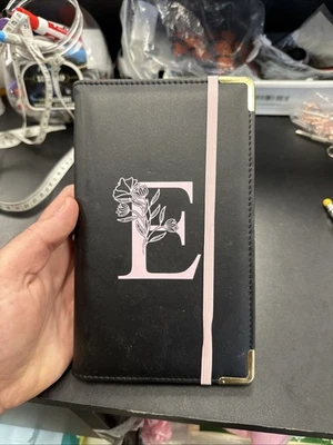 G-2. Server Books Alphabet Waitress Book Cute Waiter Book Zipper Pocket Leather - Image 1 of 4