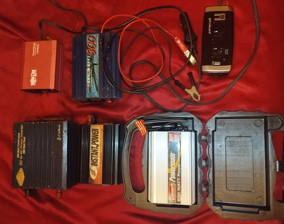 LOTE de 6 INVERSORES DE POTENCIA 12 voltios a 120 VAC probados FUNCIONANDO Foto 1 de 1