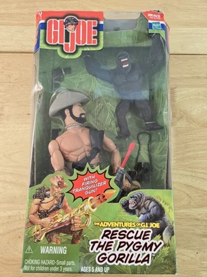 Hasbro The Adventures Of GI Joe - Rescue the Pygmy Gorilla 12" Action Figure  - Image 1 of 4