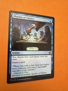 MTG - Illusion of Choice - FOIL - Conspiracy: Take the Crown #31 - Near Mint - Picture 1 of 2
