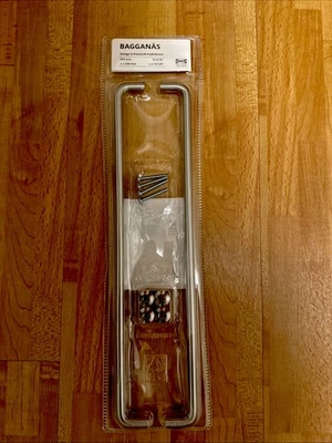 Schrankgriffe Möbelgriffe BAGGANÄS 2er Set Edelstahl 335 mm NEU Originalverpackt - Bild 1 von 2