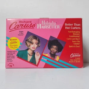 Juego de rizador de pelo vintage Richard Caruso Molecular Happy 3 Way Traveler - Imagen 1 de 7