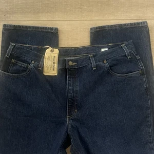 Neu mit Etikett Bills Khakis USA Standard klassische Passform dunkelblau Denim Jeans Etikett 42 Akt 39 x 33 - Bild 1 von 14