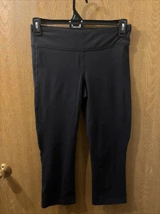 Lucy Leggings Para Mujer Recortados Capri Elastizados Negro Sólido -Talla S- - Imagen 1 de 3