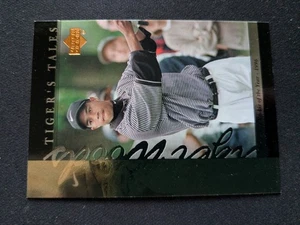 Tarjeta de golf Tiger's Tales 2001 Upper Deck # TT14 Tiger Woods RC (nm) - Imagen 1 de 3