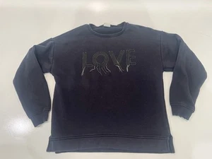 Zara Toddler Girl Love Sweater Size 13/14 - Picture 1 of 2