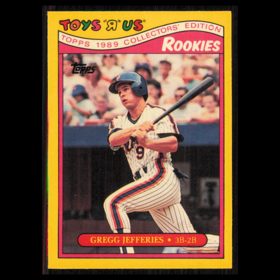 Gregg Jefferies Rookie #15 1989 Topps ToysRUs Rookies New York Mets Baseball MLB - Image 1 of 3