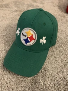 Pittsburgh Steelers Reebok Cap St Patricks Day Shamrock grün verstellbar NFL Mütze - Bild 1 von 9