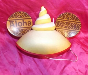 🏰 Disney Parks Aloha Dole Whip Pineapple Tiki Drink Mickey Ears Hat - Imagen 1 de 2