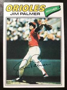 Jim Palmer 1977 Topps Vintage Baseball Card #600 Orioles HOF SHARP CLEAN! - Picture 1 of 2