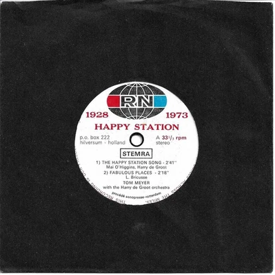 Tom Meyer & Harry de Groot Orch The Happy Station Song Flexi EP Very Rare - Bild 1 von 4