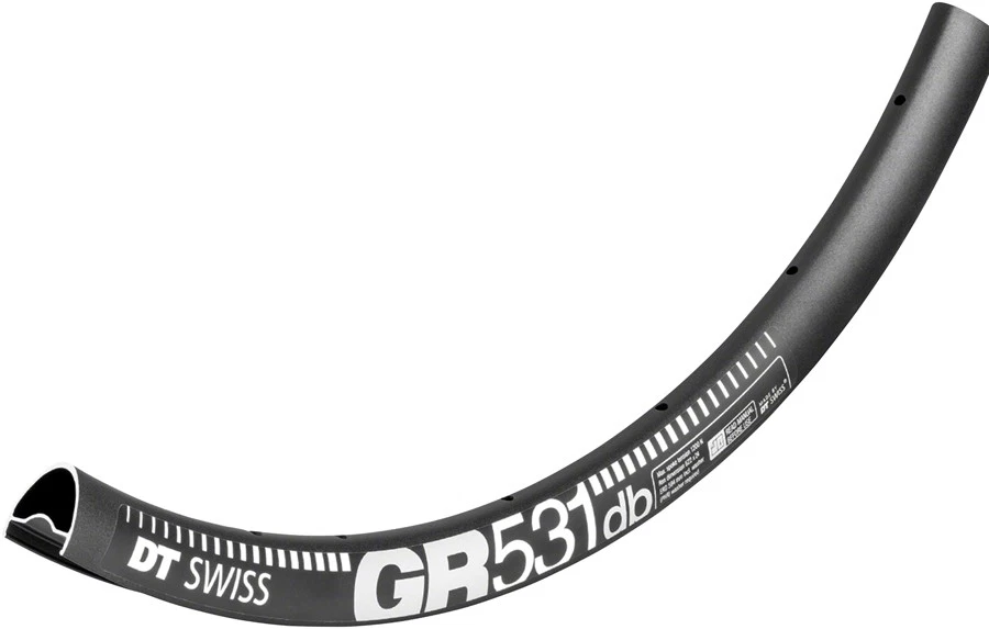 DT Swiss Gr 531 Bike Rim 700 Disc 24h Black