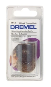 Cerradura Dremel EZ 15/16 pulgadas X 1/2 pulg. Puffs abrasivos de metal L paquete de 2 - Imagen 1 de 2