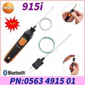 Testo 915i 0563 4915 Thermometer Wireless Temperature Measurement+Flexible Probe - Picture 1 of 7
