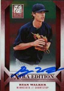 2013 Donruss Elite RYAN WALKER Signed Card autograph TWINS  AUTO