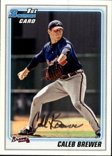 2010 Bowman Prospects #BP81 Caleb Brewer